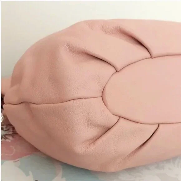Maison Pourchet Powder Pink Buttery Soft Leather Bag Made in France Like New! 😍 - Picture 8 of 15